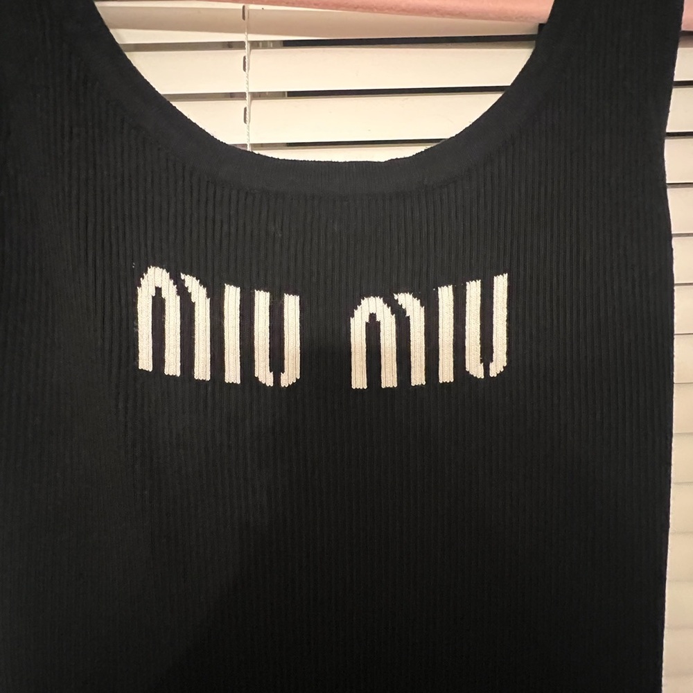 Miu Miu Black Backless Dress - Picture 2 of 10
